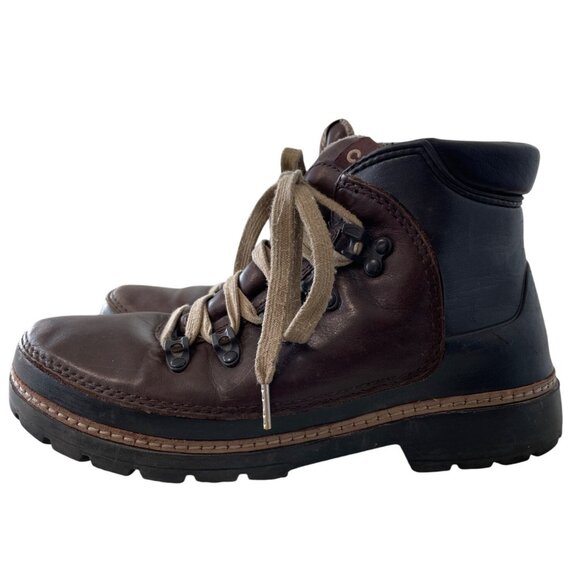 Crocs Cobbler Boots Size 9 Lace Up Insulated Faux Fur Lining Outdoor Gorpcore - Picture 1 of 10